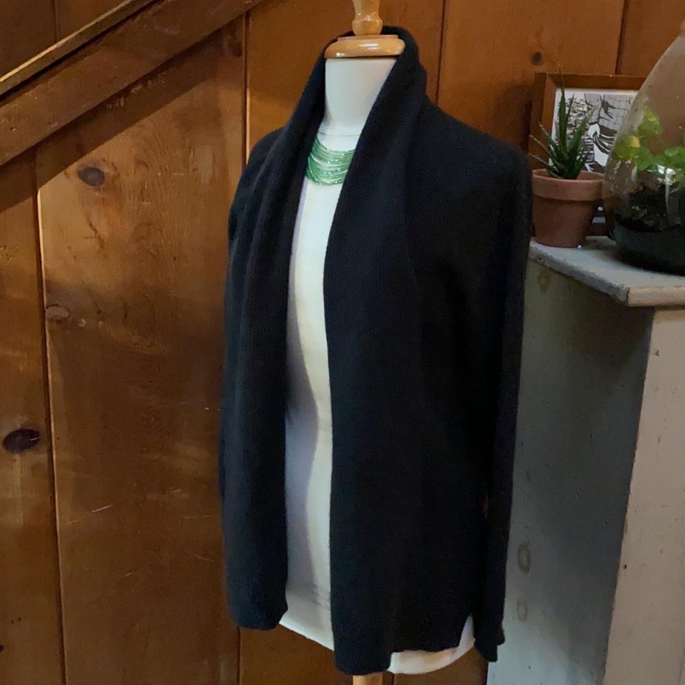 Aqua Cashmere Open Front Cardigan - Picture 2 of 6